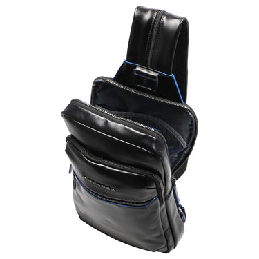 Piquadro Blue Square - Umhängetasche 30.5 cm (black) - Ansicht 6