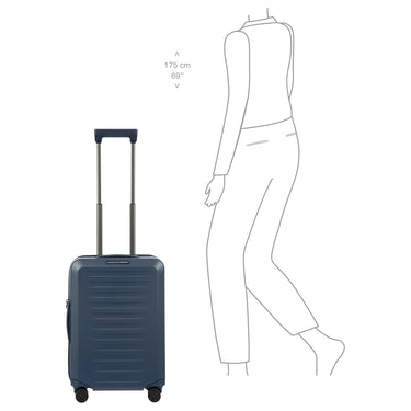 Porsche Design Roadster Hardcase - 4-Rollen-Kabinentrolley S 55 cm (dark blue) - Ansicht 6