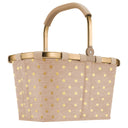 reisenthel carrybag - Einkaufskorb (frame metallic dots coffee)