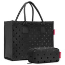 reisenthel Daily Shopper - Geschenkset 2 tlg. (glossy dots black)