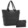 reisenthel shopper e1 - Geschenkset 2 tlg. (glossy dots black)