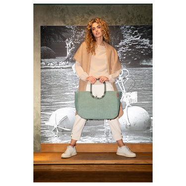 reisenthel shopping loopshopper L - Einkaufstasche mit Bügel 46 cm (frame twist sage) - Ansicht 5