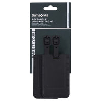 Samsonite Ta Revolution Rectangle Luggage Tag - Kofferanhänger 2tgl. (black) - Ansicht 4