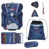 Scout Micro Exklusiv Safety Light - Mochila escolar Set 4 tlg. (Spacer Explorer)