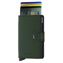 Secrid Matte Miniwallet - Geldbörse RFID 6.5 cm (green-black) - Ansicht 2