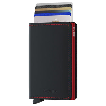 Secrid Matte Slimwallet - Geldbörse RFID 6.8 cm (black-red) - Ansicht 2