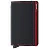 Secrid Matte Slimwallet - Geldbörse RFID 6.8 cm (black-red)