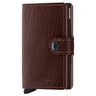 Secrid Vegetable Tanned Miniwallet - Geldbörse RFID 6.5 cm (espresso-brown)