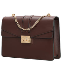 Seidenfelt Roros Big - Schultertasche 28 cm (oxblood/gold) - Ansicht 2