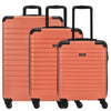 Somko Line - Set de trolley con 4 ruedas 3 piezas (coral)