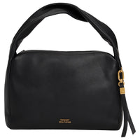 Tommy Hilfiger City Leather - Schultertasche 29 cm (black)