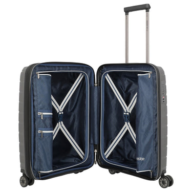 Travelite Air Base - 4-Rollen-Kabinentrolley S 55 cm erw. (anthracite) - Ansicht 5