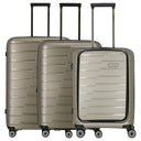 Travelite Air Base - 4-Rollen-Trolley Set 3tlg.  L/M/S Vortasche (champagner)