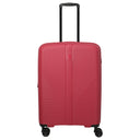 Travelite Air Stripe - 4-Rollen-Trolley 66 cm erw. (red)