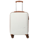 Travelite Bali - 4-Rollen-Kabinentrolley S 55 cm (weiß/cognac)