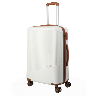 Travelite Bali - 4-Rollen-Trolley M 67 cm (weiß/cognac) - Ansicht 2