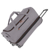 Travelite Basics - Bolsa de viaje con ruedas 98/119L 70 cm expandible (grau/orange)