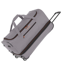 Travelite Basics - Rollenreisetasche 98/119L 70 cm erw. (grau/orange) - Ansicht 4
