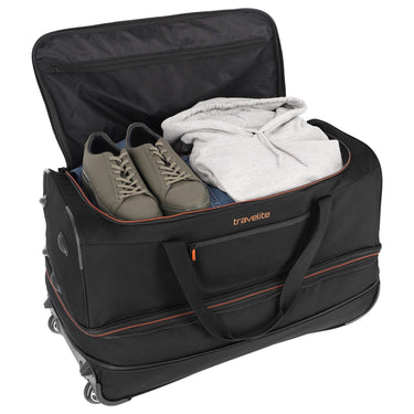 Travelite Basics - Rollenreisetasche 98/119L 70 cm erw. (schwarz) - Ansicht 5