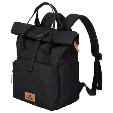 Travelite Basics Short Handle - Rolltop Rucksack 46 cm erw. (black) - Ansicht 2