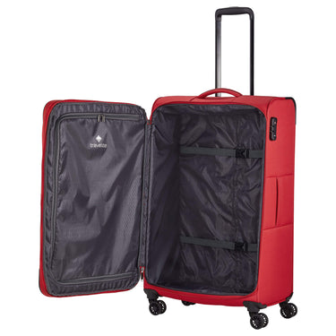 Travelite Chios - 4-Rollen-Trolley L 78 cm erw. (rot) - Ansicht 6
