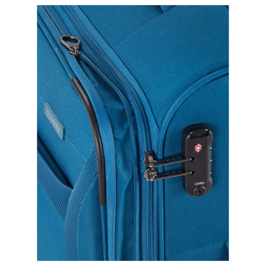 Travelite Chios - 4-Rollen-Trolley M 67 cm erw. (petrol) - Ansicht 7