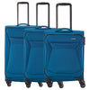 Travelite Chios - Trolley con 4 ruedas Set 3 piezas (petrol)