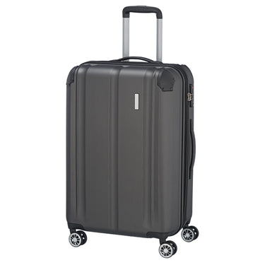 Travelite City - 4-Rollen-Trolley erw. M 68 cm (anthrazit) - Ansicht 2