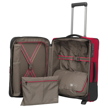 Travelite Crosslite - 2-Rollen-Kabinentrolley S 54 cm erw. (red) - Ansicht 7