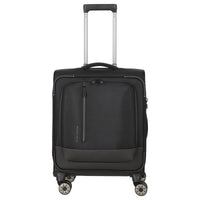 Travelite Crosslite - 4-Rollen-Kabinentrolley S 55 cm (black)