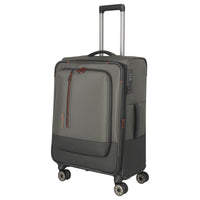 Travelite Crosslite - 4-Rollen-Trolley M 66 cm erw. (oliv) - Ansicht 2