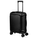 Travelite Millennium - 4-Rollen-Kabinentrolley mit Vortasche S 55 cm (black) - Ansicht 2