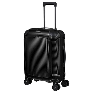Travelite Millennium - 4-Rollen-Kabinentrolley mit Vortasche S 55 cm (black) - Ansicht 2