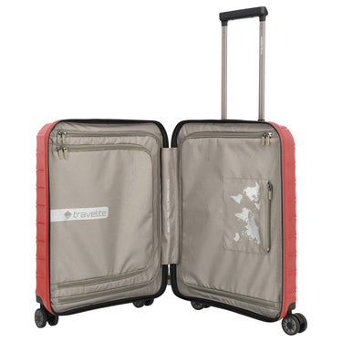Travelite Mooby - 4-Rollen-Kabinentrolley mit Vortasche S 55 cm (rot) - Ansicht 6