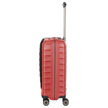 Travelite Mooby - 4-Rollen-Kabinentrolley mit Vortasche S 55 cm (rot) - Ansicht 3