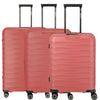 Travelite Mooby - Set de trolley de 4 ruedas L/M/S 3 piezas expandible (rot)