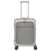 Travelite Next - Trolley de cabina con 4 ruedas y bolsillo delantero S 55 cm (silber)