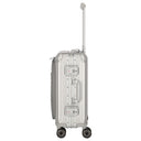 Travelite Next - 4-Rollen-Kabinentrolley mit Vortasche S 55 cm (silber) - Ansicht 3