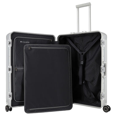 Travelite Next - 4-Rollen-Trolley L 77 cm (silber) - Ansicht 7