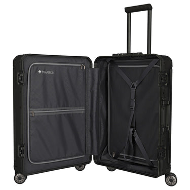 Travelite Next - 4-Rollen-Trolley M 67 cm (black) - Ansicht 6