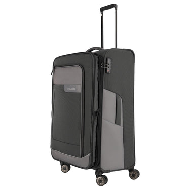 Travelite Viia - 4-Rollen-Trolley L 77 cm erw. (Schiefer) - Ansicht 2