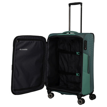 Travelite Viia - 4-Rollen-Trolley M 67 cm erw. (Eukalyptus) - Ansicht 6