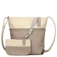zwei Jana J10 - Schultertasche 29 cm (nubuk-cappuccino)